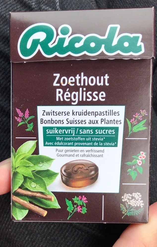 Bonbon suisse au plantes