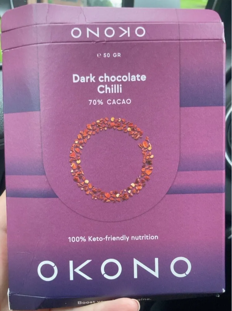 Dark chocolate chili