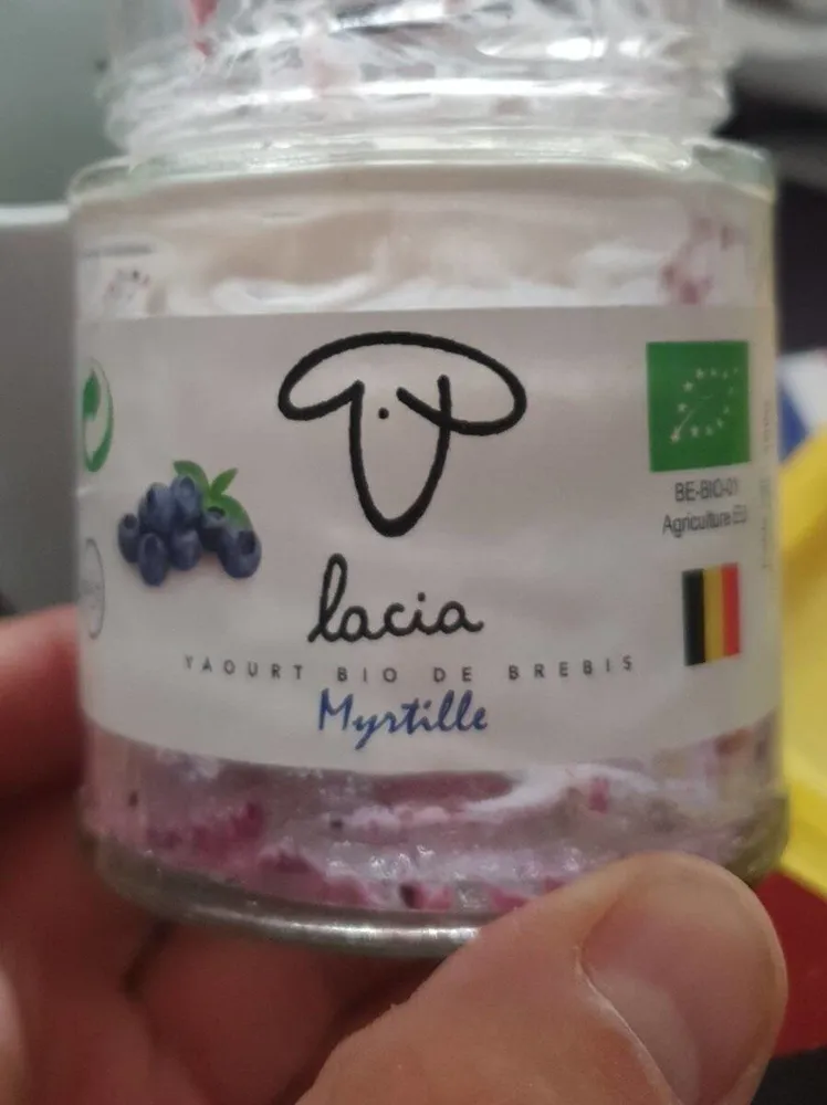 Yaourt bio myrtille