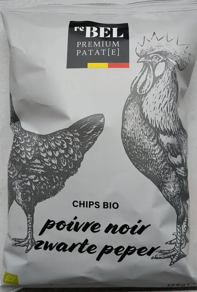 Chips bio poivre noir