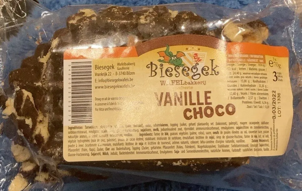 Gaufre vanille choco