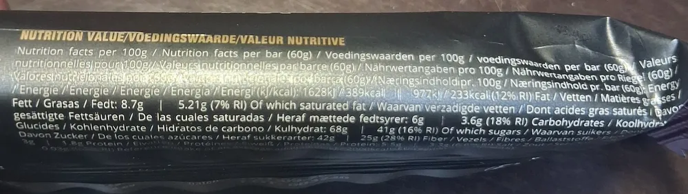 Ultra Energy Bar Forest Fruit