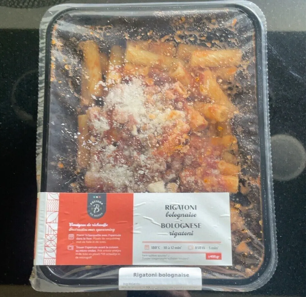 Rigatoni bolognaise