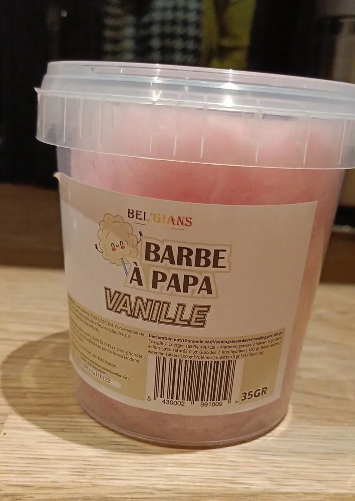 Barbe à papa vanille
