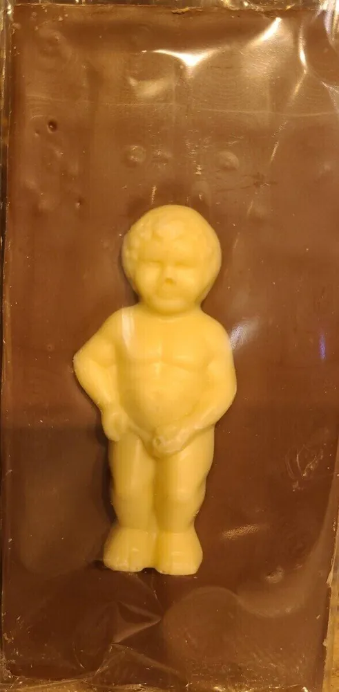 Chocolat au lait manneken pis