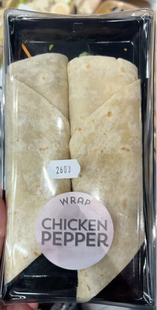 Wrap Chicken Pepper