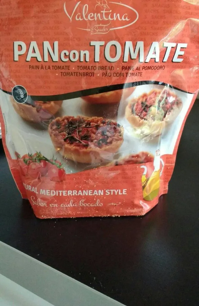 Pan con tomate
