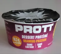 Dessert protéiné mangue-passion
