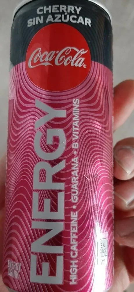 Coca cola Energy cherry sin azucar