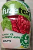 Thé noir glacé saveur framboise menthe