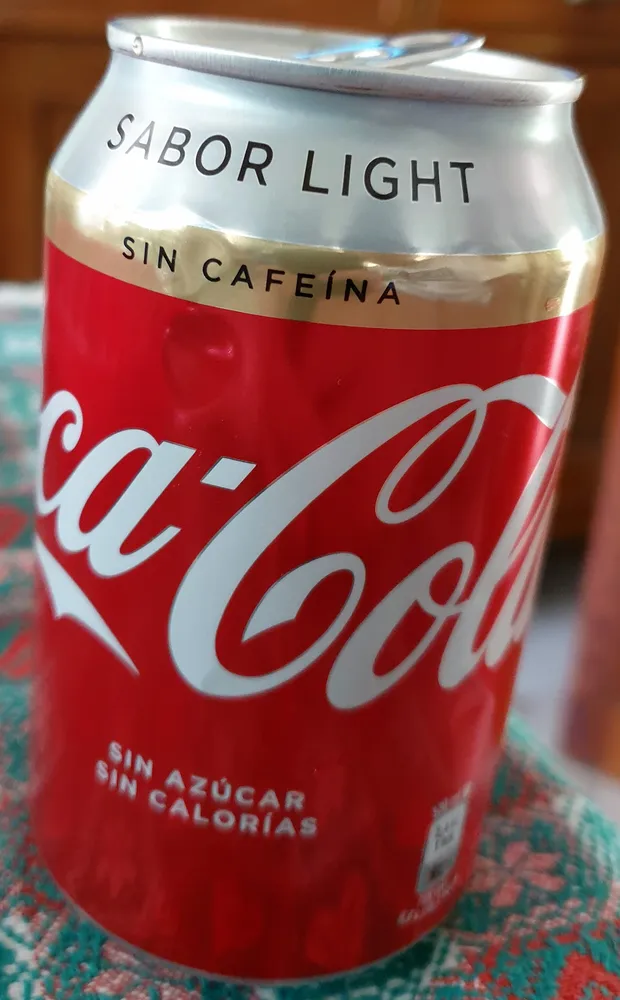 Coca-Cola light sin cafeína
