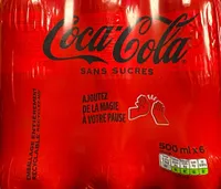 Coca-cola sans sucres