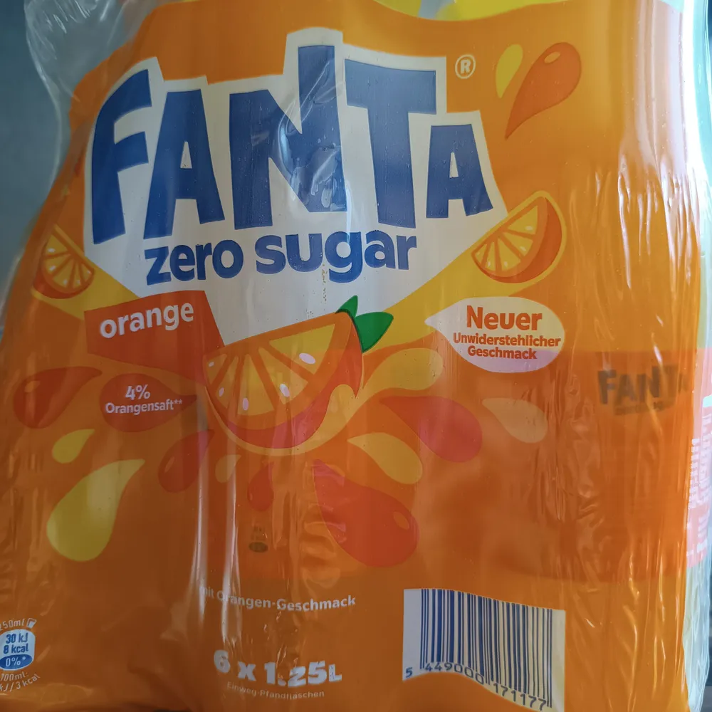 Fanta orange zero sugar