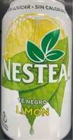 Té negro, limón