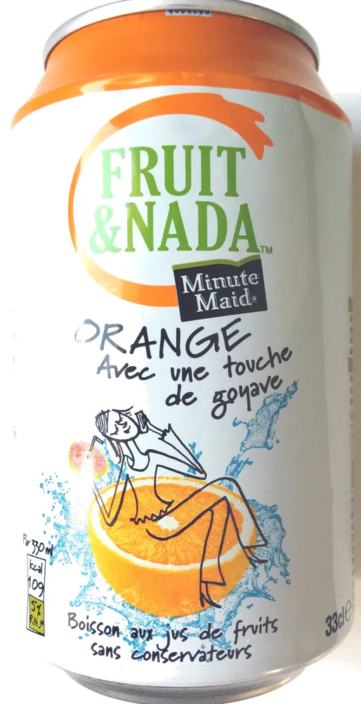 Fruit & Nada Orange avec une touche de Goyave