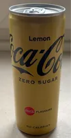 Cocal cola coke lemon zero sugar