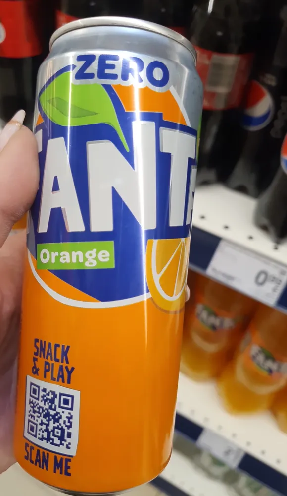 Fanta zero orange