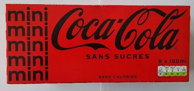 Mini coca cola zero sucres