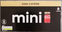 Mini coca cola zéro sans cafeine