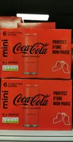 Mini Coca-Cola sans sucres