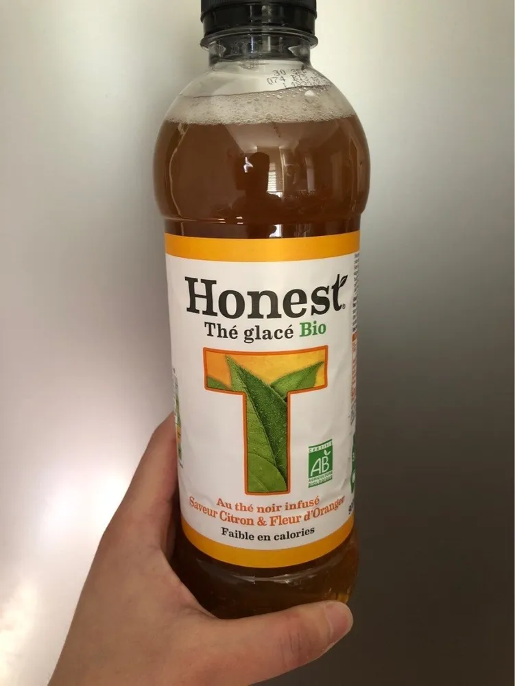 Honest thé glacé bio saveur citron & fleur d'oranger