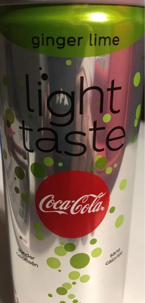 Coca-Cola ginger lime light taste