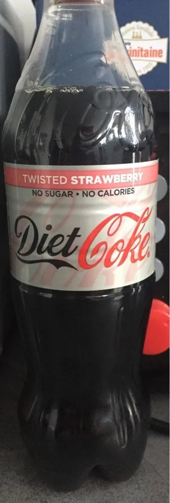 Diet coca cola twisted strawberry
