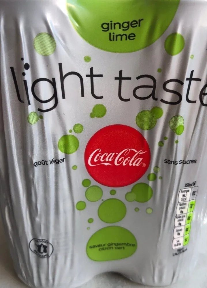 Coca-cola ginger lime