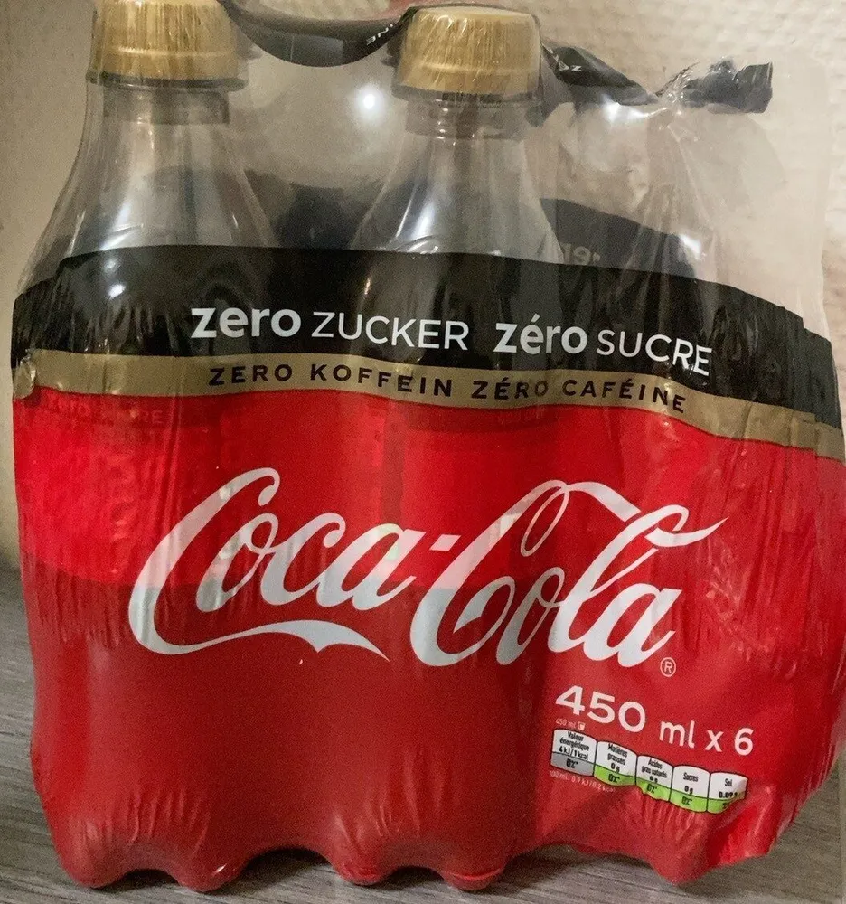 Coca Cola zéro sucre zéro caféine