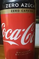 Cola cola zero azúcar zero cafeina