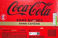 Coca-Cola Sans sucres Sans caféine