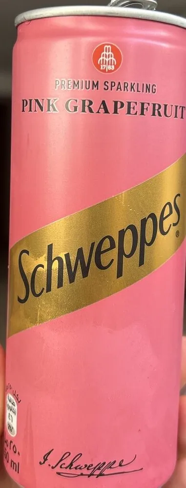 Schweppes pink grapefruit