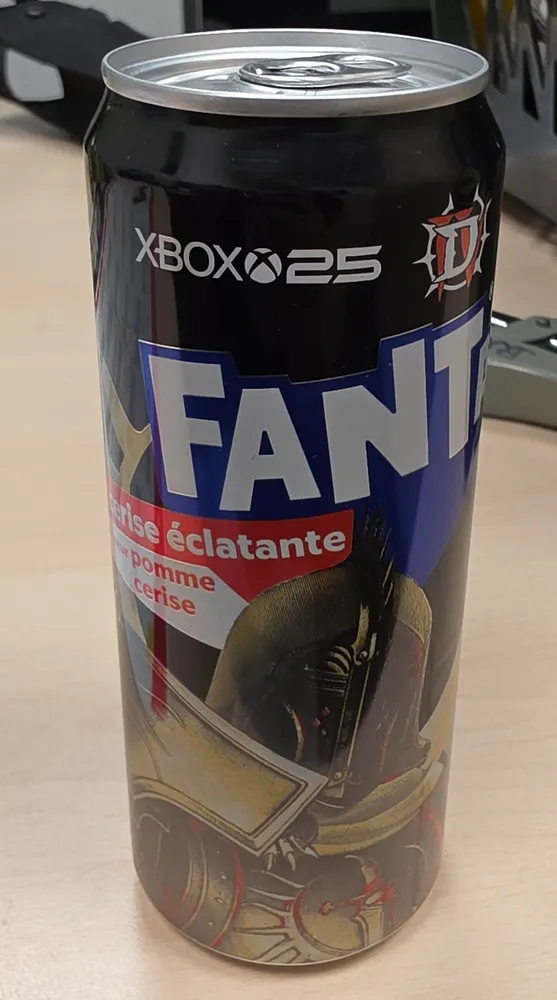 Fanta cerise, pomme