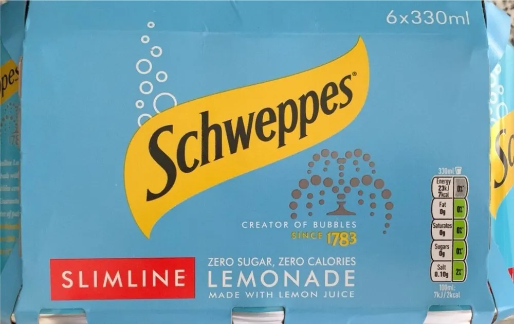 zero sugar lemonade