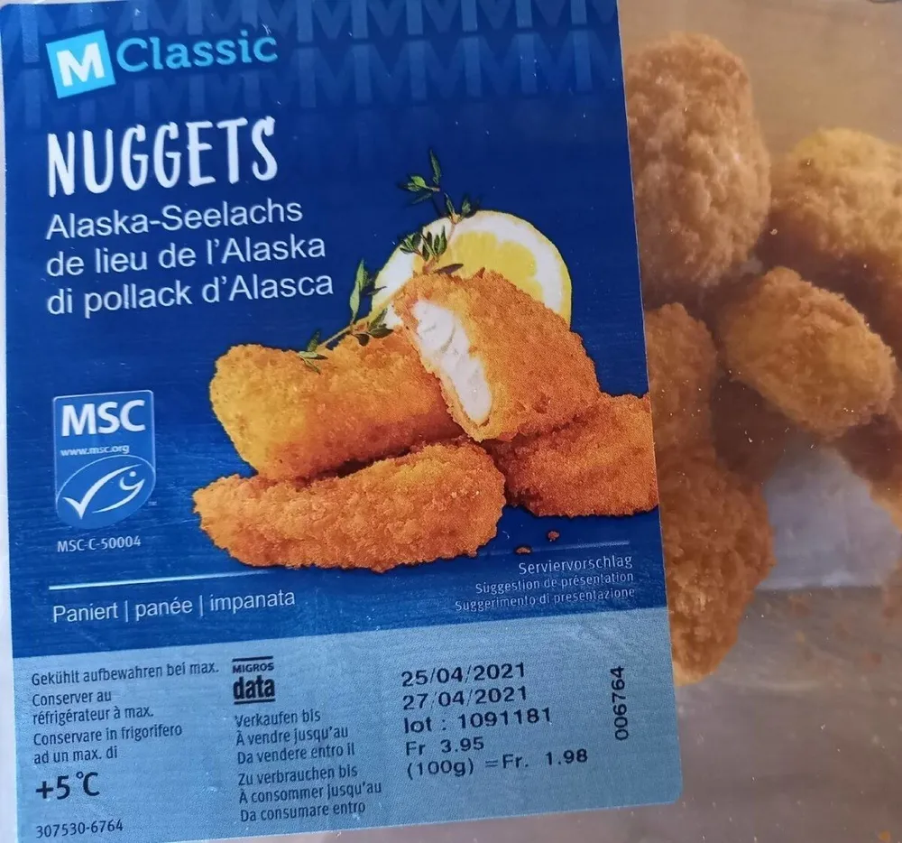 Alaska Seelachs Nuggets