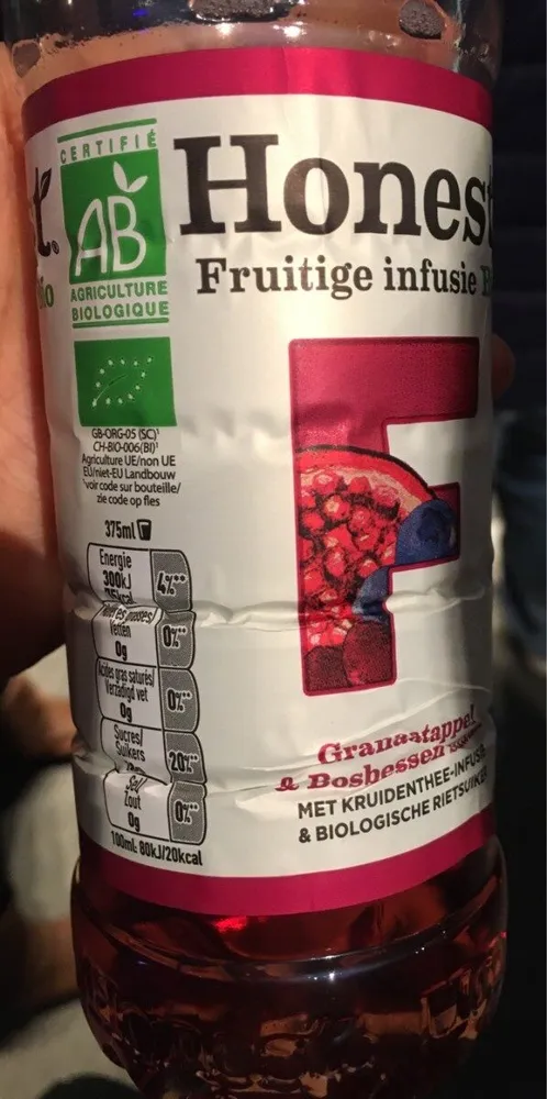 Honest fruitige infusie Bio