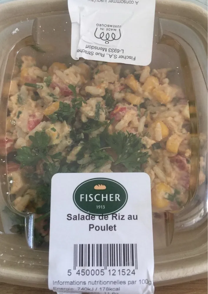 Salade de riz au poulet