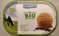 Glace au lait et au café