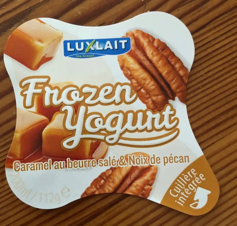 Frozen Yogurt Caramel au beurre sale & Noix de pécan