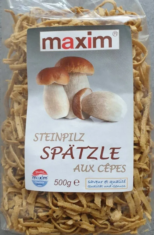 Steinpilz SPÄTZLE aux cèpes