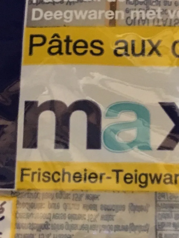 Pâtes aux oeufs frais