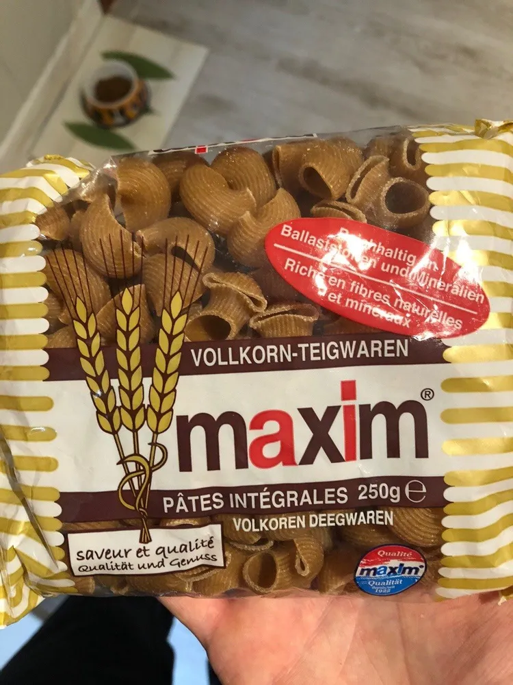 Pâtes intégrales