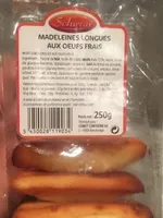 Madeleines longues aux oeufs frais