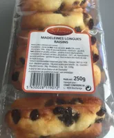 Madeleines longues raisind