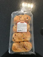 8 briochettes aux pepites de chocolat