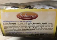 Stollenkonfekt mit 20% Marzipanfüllung