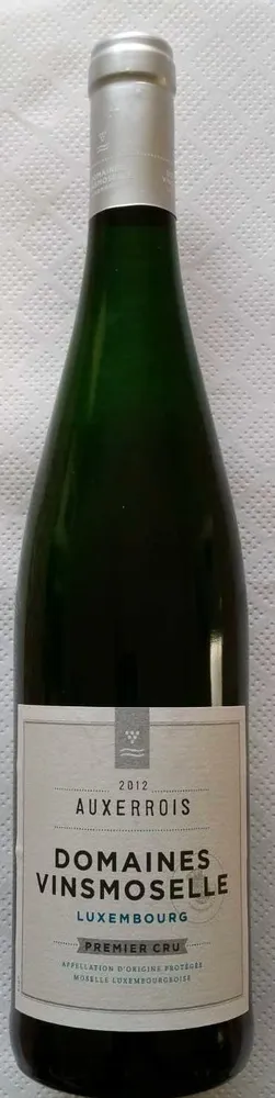 Auxerrois Premier Cru 2012
