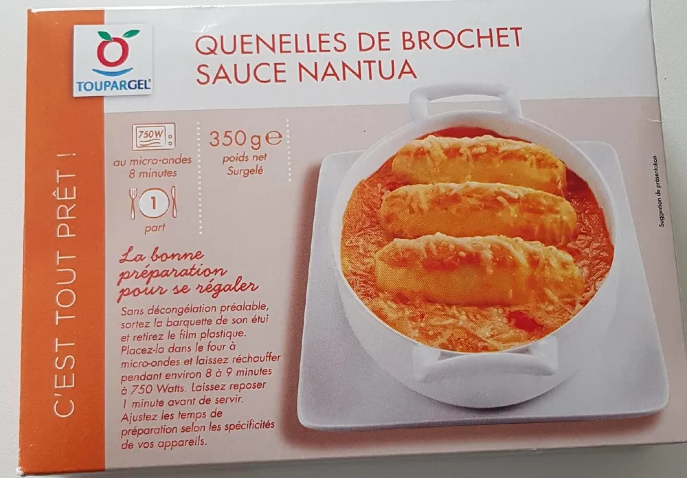 Quenelles de brochet sauce nantua