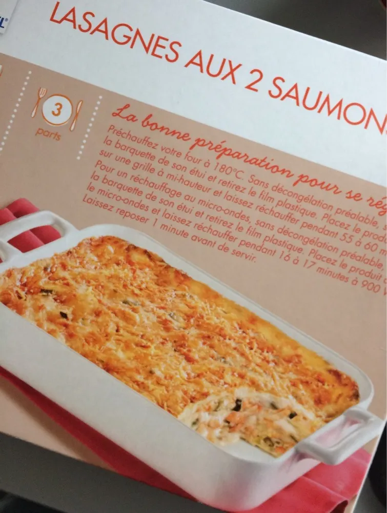 Lasagnes aux 2 saumons