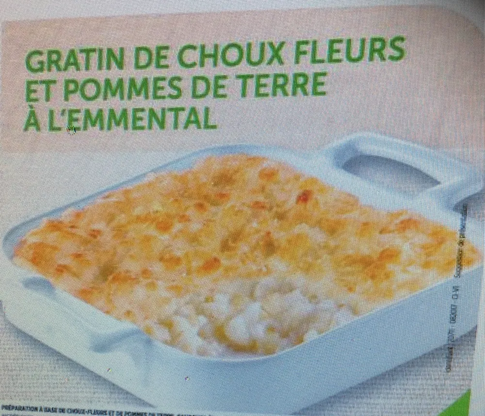 Gratin de choux-fleurs et pomme de terre
